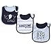 Carter's Baby Boys' 3-Pack Teething Bibs - Navy Elephant - One Size