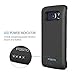 Galaxy S6 Edge Battery Case,FOSTO Ultra Slim Portable Charger Galaxy S6 Edge Charging Case(Not Fit S6 edge+),3500mAh External Rechargeable Protective Power Bank for Samsung Galaxy S6 Edge(black)