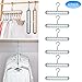 Airmoon Space Saving Hangers, Clothes Grouper, Multifunctional Closet Organizer, Pack of 6(Blue)…