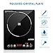 Aicok Portable Induction Cooktop, Sensor Electric Hot Plate with Ultra-Thin Design and Rapid Heat Technology, Digital Countertop Burner with Display Timer and Temperature