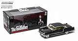GreenLight Collectibles 1955 The Godfather Cadillac Fleetwood Series 60 Special Die-Cast Vehicle (1:18 Scale), Black