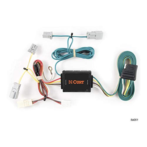 CURT 56051 Vehicle-Side Custom 4-Pin Trailer Wiring Harness for Select Honda Civic