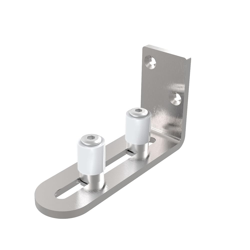 CCJH Adjustable Floor Guide Sliding Barn Door Wall/Door Bottom Guide Stainless Steel Style（1PC