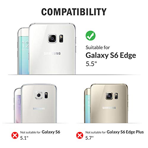 TILL Galaxy S6 Edge Case, (TM) Ultra Slim 3 Color Hybrid Impact Anti-Slip Shockproof Soft TPU Hard PC Bumper Extra Front Raised Lip Case Cover for Samsung Galaxy S6 Edge S VI Edge G925 [Blue] - Thumbnail 7