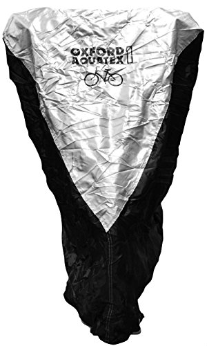 Oxford Aquatex Outdoor Double Bike Cover - 200 x 75 x 110cm - Black/Silver
