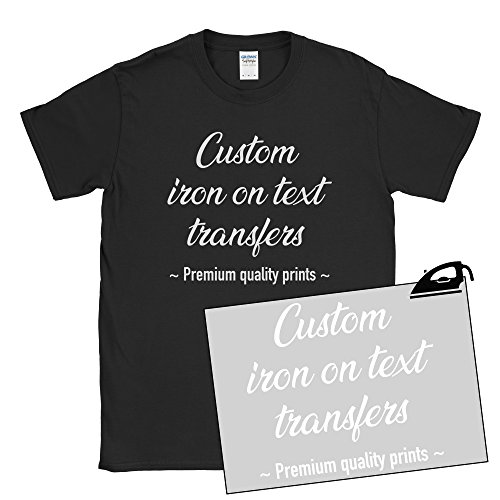 MYOG Custom Iron On Vinyl Text Personalised Prints Hen Do Party Bride Stag Events