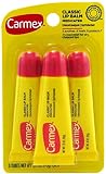 Carmex - Lip Moisturizing Tube, Original Balm - 0.35 Oz (3 each)