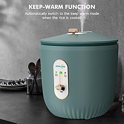 Audecook Small Rice Cooker, 4 Cups Uncooked