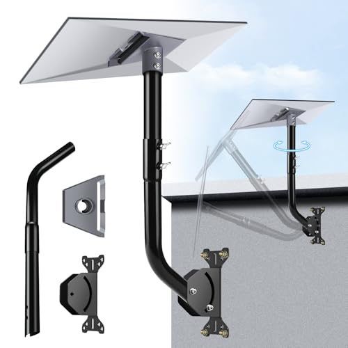 Photo 1 of GADFISH Gen 3 Starlink Mount, Compatible with Gen3 Starlink, Adjustable Starlink Gen 3 Mount, Starlink Pole Mount+Starlink Gen 3 Pipe Adapter, Starlink Mounting Kit for Starlink Internet Kit Satellite