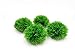 BEGONDIS Aquarium Decorations 4Pcs Green Grass Ball Water Plants, Artificial Fish Tank Decor, Made of Soft Plastic Safe for All Fish & Petsthumb 4