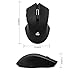 Emopeak Silent Wireless Mouse, E2Pro Noiseless Click with 2.4G Optical Mice 3 Adjustable DPI Levels with USB Receiver