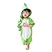 yaode Children's Beach Towels Breathable Warm Child Cartoon Bathrobes Polygonal Dinosaur Hooded Towel Bath Towels (Green)