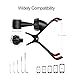 Record Golf Swing, Cell Phone Clip Holder for Golf Training | Work with Clubs, Flag Stick or Alignment Sticks | Quick & Easy to Set Up