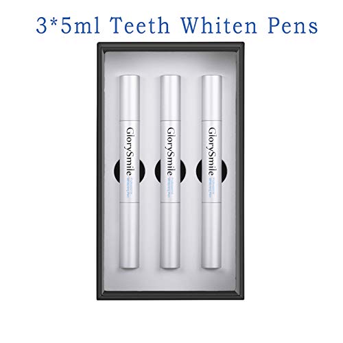 Professional Teeth Whitening Kit, Complete All-in-One At-Home System,16-LED Whiten Accelarator Light,3 Hydrogen Peroxide Whitening Pens,Whiten Tray with iPhone/Android/USB Adapter for Home Use