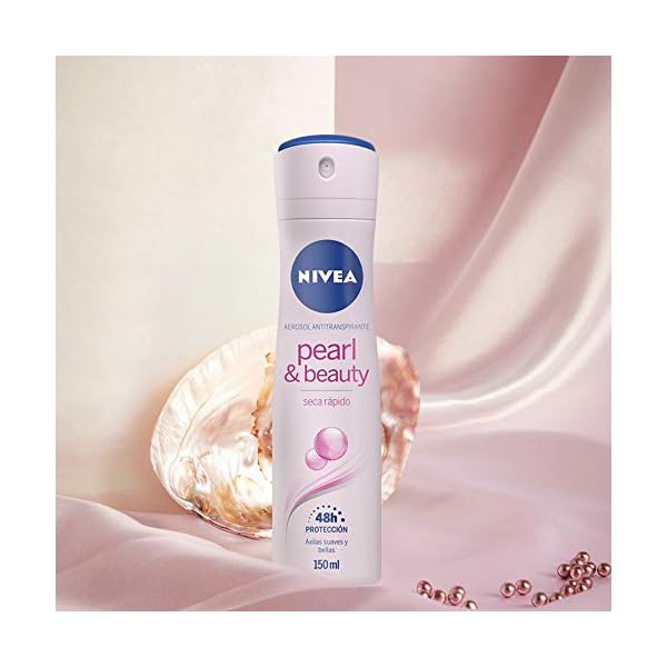 NIVEA-Pearl-Beauty-Anti-Perspirant-Deodorant-150ml-48hr-Deodorant-for-Women-Anti-Perspirant-Spray-for-Women-with-A-Gentle-Fragrance-Pearl-Extracts Nivea Anti-Perspirant Pearl & Beauty, 150ml