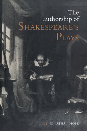 The Authorship of Shakespeare's Plays: A Socio-linguistic Study, by Jonathan Hope