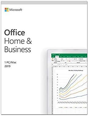 Office 2019 Home and Business | Product Key Card | Retail Box USA | Compatible with Mac / Windows