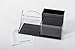 Unum Deluxe Desk Organizer Business Card Holder – Fits Index Cards, Cell Phones, Glasses - Handcrafted of Premium Acrylic