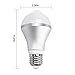 Aukora 9W Motion Activated LED Bulb - E26/E27 Motion Sensor Light Bulb Outdoor/Indoor LED Dusk to Dawn Bulbs with Motion Detector for Front Door Garage Basement Hallway Stairs(Cold White 2 Pack)