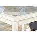 Sauder Cottage Road Side Table, Soft White finish