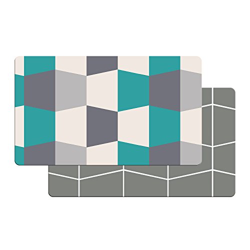 Art3d premium reversible cushion kitchen mat anti fatig…