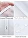 FABISON Garment Bags 60 Inch Lightweight Suit Bags Proof Clear Garment Covers Bags with Full Zipper Storage for Suits Dresses Pack of 6
