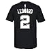 NBA San Antonio Spurs Kawhi Leonard #2 Men's 7 Series Name & Number Short Sleeve Tee, Large, Black