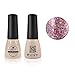 Qimisi Soak-Off UV LED Gel Polish Nail Art New Bling Colours Manicure Lacquer 7ml Glitter Pink
