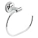 Franklin Brass Voisin (1-Pack) Hand Towel Holder Polished Chrome Towel Racks for Bathroom Wall Round Towel Ring Holder for Bath Towel Hanger for Kitchen, Bathroom Accessories VOI46-PC