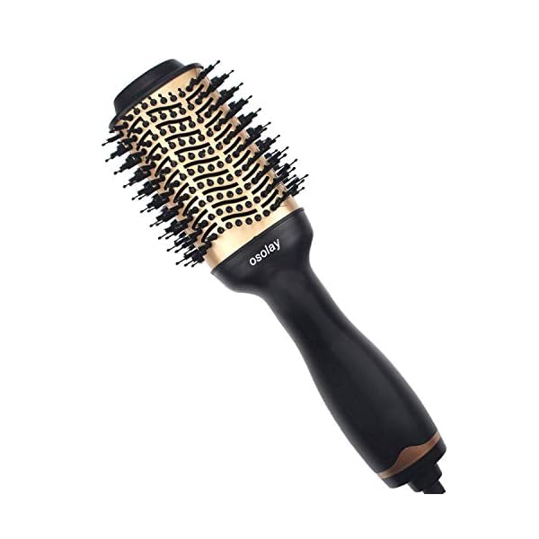 Hair-Dryer-Brush-Hot-Air-Brush-Professional-Hair-Dryer-Volumizer-3-in-1-Upgrade-Anti-Scald-Negative-Ionic-Technology-Hair-Straightener-BrushSalon-Negative-Ion-Ceramic-Electric-Blow-Dryer Hair Dryer Brush, Hot Air Brush, Professional Hair Dryer & Volumizer 3 in 1 Upgrade Anti-Scald Negative Ionic Technology…