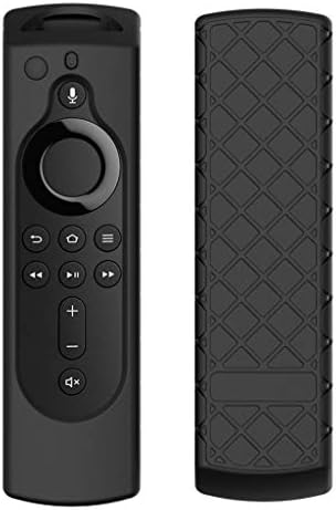 Alimao For Amazon Fire TV Stick 4K TV Stick Remote Silicone Case Protective Cover Skin Black