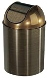 Umbra, Bronze Mezzo Swing-Top Waste Can, 2.5-Gallon (10 L)