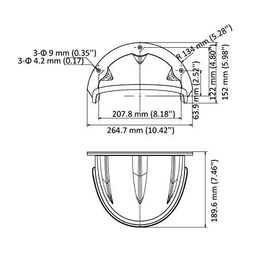 DS1250ZJ SRS Universal Sun Rain Shade Camera Cover Shield for