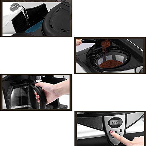 HaoLi Kaffeemaschinenmaschinen Home Office Italienische halbautomatische multifunktionale Fancy Milk Frother Kaffeekanne… – Bild 8