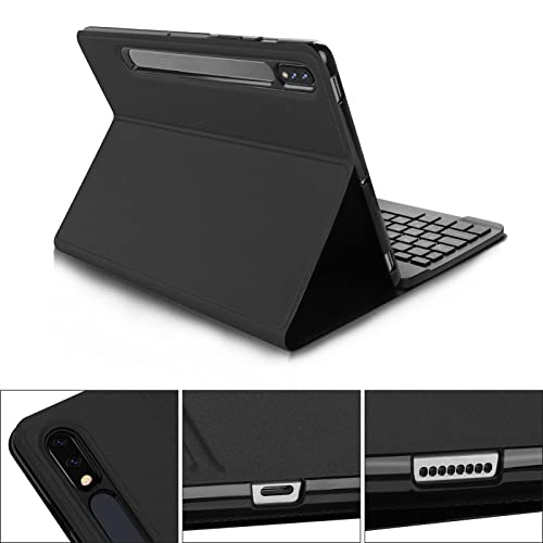 Galaxy Tab S7 FE Case With Keyboard, Compatible With Samsung Galaxy Tab