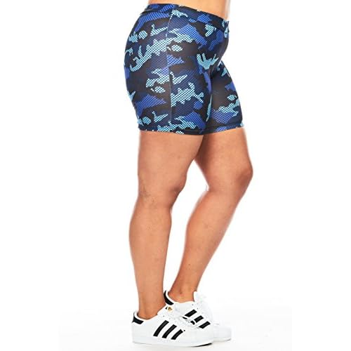 camo spandex shorts womens