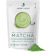 Jade Leaf Artisanal Ceremonial Grade Matcha Green Tea Powder - Authentic Japanese Origin - Barista Edition For Cafe Quality Tea &amp; Lattes (1.76 Ounce)