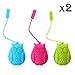 HK Goods - Loose Leaf Owl Tea infuser - Best Silicone strainer – Funny Tea Filters – Cute Tea Infuser Design – Set In Bright Colors (Set of 6) - No Tea Leafs In Your Cup – Don’t Sleep – Drink Tea