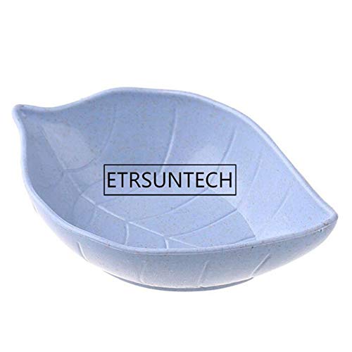 Gravy Boats - 200pcs Plastic Wheat Straw Leaves Chips Snacks Dish Vinegar Seasoning Sauce Storage Trays Plates - Families Stoneware Two Stainless Spoon Heated Glass Plastic Set Black