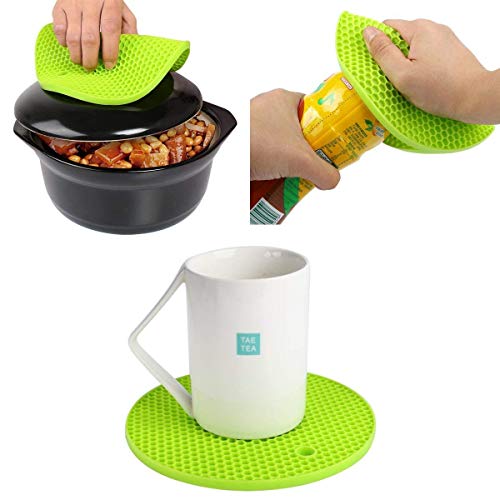 Vemico Pressure Cooker Accessories Set for Instant Pot 10 Pcs Compatible with 5,6,8Qt Pressure Cooker with Steamer Basket, Egg Rack,Egg Bites Mold,Oven Mitts,Food Tong - Thumbnail 6