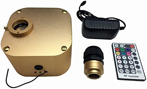 corpereal Twinkle Led Illuminator RGBW Led Source with Wireless RF Remote for Indoor Home Roof Ceiling Fiber Optic Star Lighting
