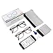 Mamjoin Blue Light Blocking Glasses, 2 Pack Anti Eyestrain Computer Glasses UV Filter Blue Light Blocker Glasses for Men Women, Square Frame & Clear Lens, Non Prescription Screen Bluelight Glasses