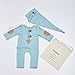 Foryora Newborn Photography Props Outfits - 2Pcs Handmade Set Baby Boy Girl (Blue)