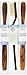 Swissco Tooth Brush Tortoise Natural Bristle Hard, 3-Count Pack