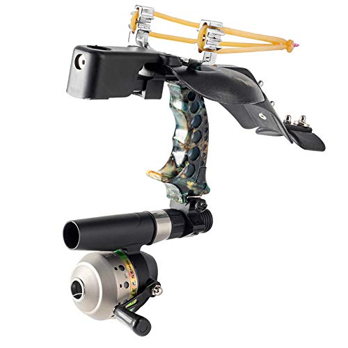 Photo 1 of Rochan Stainless Steel Slingshot with ABS Hand Guard Design Powerful Fishing Sling Shot with Infrared Sight Wrist Rocket Slingshots for Adults with 100 Ammo Balls