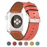 Pantheon Compatible Apple Watch Band 42mm 44mm for Women - Leather Band Compatible iWatch Bands/Strap for Series 4 3 2 1