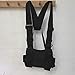Fashion Chest Rig Bag,Crytech Tactical Radio Chest Harness Multipurpose Front Chest Pack Pouch Holster Vest Rig Sport Backpack Daypack for Two Way Radio Walkie Talkie for Women Men (Black)thumb 2