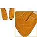 Cowhide Leather Welding Spats Welding Protective Shoes Feet Cover for Welder, Flame Resistant Foot Safety Protection (Yellow 1#)