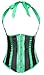 Kranchungel Women's Lolita Gothic Princess Lace up Boned Corset Bustier Top