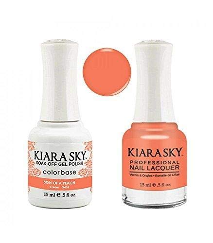 Kiara Sky Matching Gel Polish + Nail Lacquer, Son of a Peach, .5 fl. oz